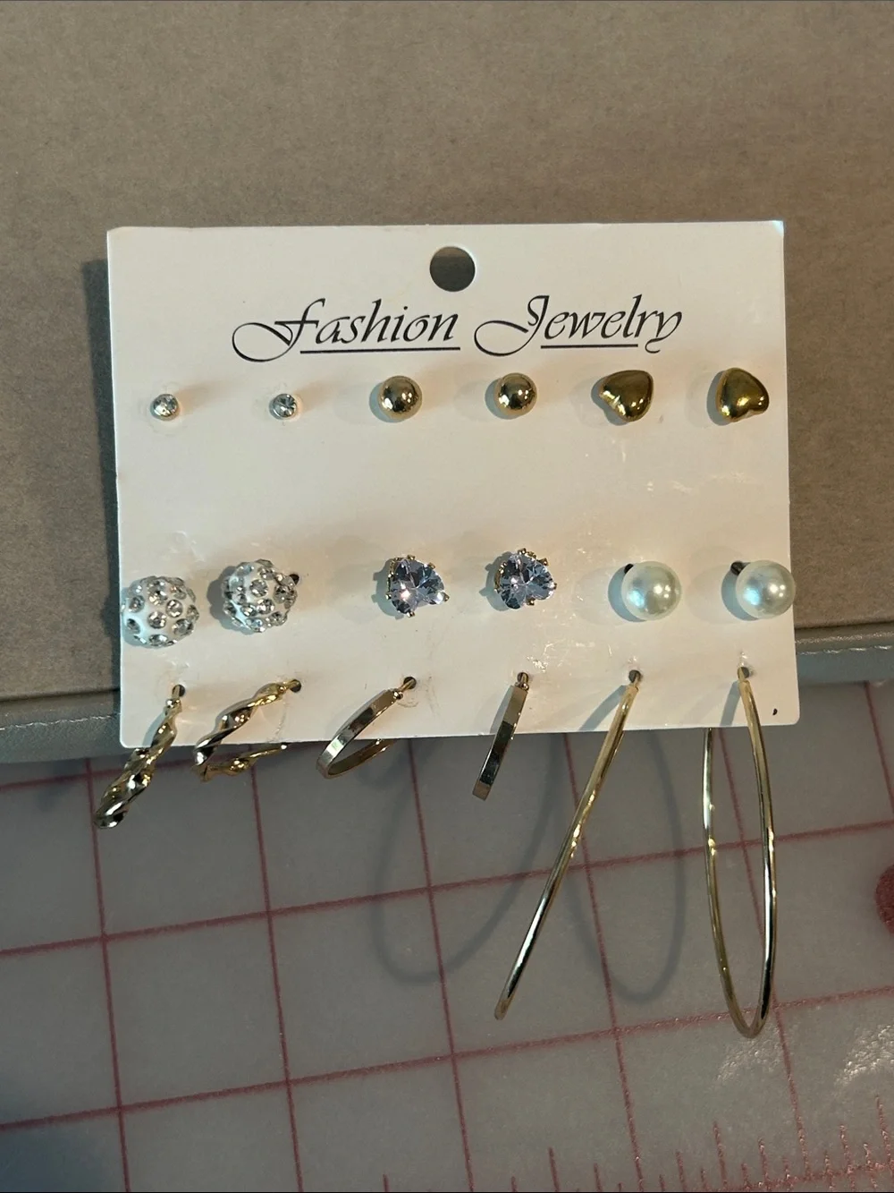 Fashion Jewelry Gold and Silver Mixed Earring Set - Assorted Styles